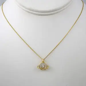 Cadenas & Colgantes - Chain W/Pendants -14K Real Color - Zircon Stone -2mmx45cm