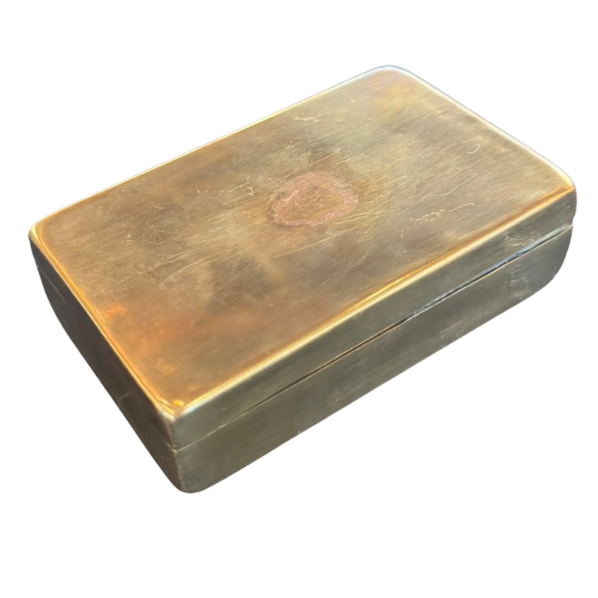 Mini Brass Stash Box