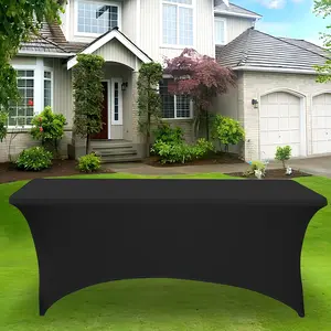 Solid Color Tablecloth, Rectangular Tablecloth, Washable Table Cover, Table Decoration for Home Kitchen Dining Room Wedding Party