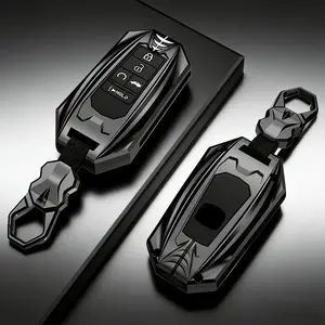 Key Fob Cover 2016-2022 for Honda with Keychain, Key Fob Case for Honda Accord Civic CRV Pilot Passport Smart Remote Key Protector