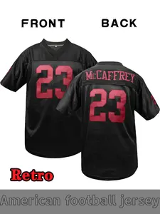 Men's 49Retro Football jersey, Purdy #13 #23 Embroidered San Francisco Jersey, Embroidery Jersey, short sleeved V-neck polyester fabric, quick drying and breathable, suitable for all seasons, casual, training and street style rugby enthusiasts