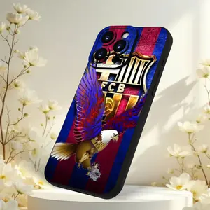 A Trendy And Popular High-Quality Soft Protective Phone Case Featuring The Barcelona Eagle Design, Compatible with for iphone Models 11/12/13/14/15/16 17 Air  Plus Pro Max Mini 16E. It'S a Perfect Gift for Holidays Or Birthdays for Your Girlfriend, Bo