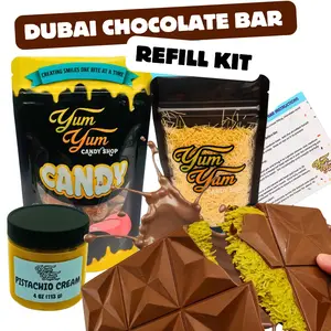 Dubai Chocolate Bar Refill Kit Choose Your Chocolate Mold Not Included