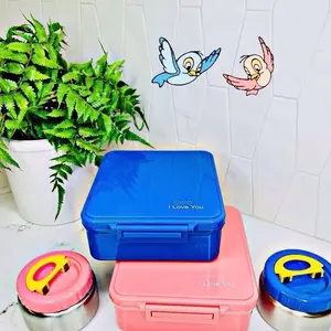 Bento Lunch Box - Perfect for On-The-Go Meals - Bowls, Tableware, lonches, carlitafam, Carlita, lonchera, para la escuela, lonches decorados, la mejor lonchera