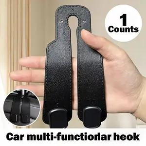 Car hook, universal, no need for drilling installation, scratch free, elegant design, space saving, sturdy, anti slip, luxury car parts, car internal storage, hanging handbags/wallets/groceries, car rear seat organizer, car parts, travel essentials