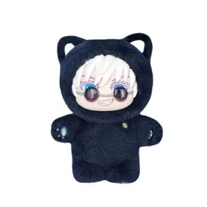 Anime JJK figure Season 2 Cat Park Party toys Gojo Satoru Geto Suguru Plush Doll Fushiguro Toji Bag Pendant Model Collection toy