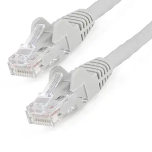 Startech N6LPATCH15GR 15 ft. LSZH Cat6 Ethernet Cable, Gray