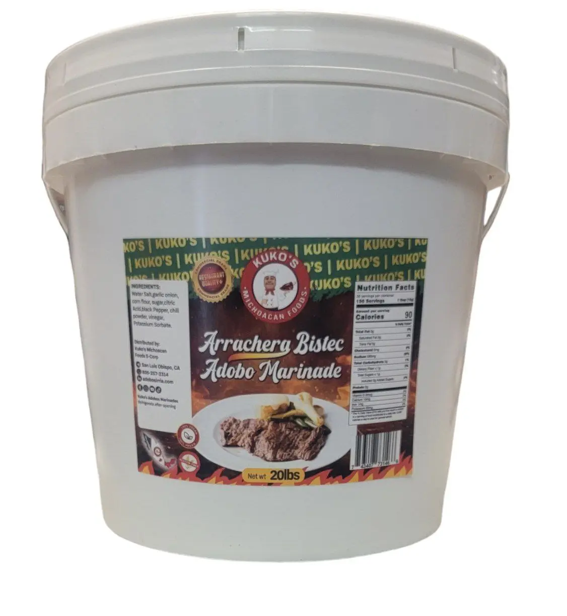 Arrachera Diezmillo Bistec Steak Adobo marinado restaurant FoodService Flavor Meat