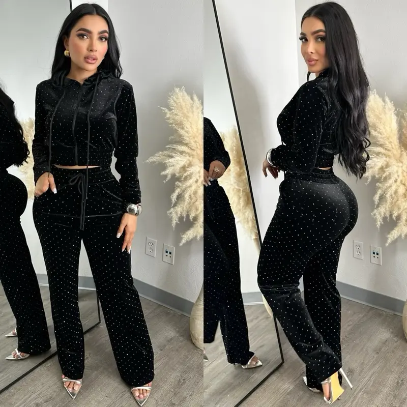 Ayleen 2pc Set - Comfortable - Womenswear Comfy Clothes Polyester Ayleen 2pc Set - Comfortable - Womenswear Comfy Clothes Polyester