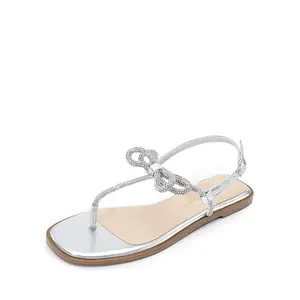 DREAM PAIRS Women's Slide Sandals Comfort Slip on Flat Ladies Dressy Sandals for Summer