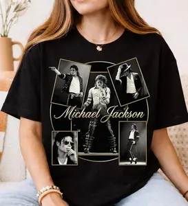 Michael Jackson King of Pop Halftone T-Shirt