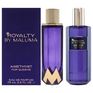 Amethyst Kit by Royalty By Maluma for Women - 2 Pc Kit 2.5oz EDP Spray, 8oz Body Spray