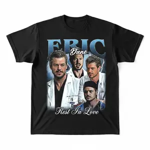 Eric Dane Rest In Love Shirt, Eric Dane Tribute Shirt, Mark Sloan Grey's Anatomy Shirt, Gift for Medical Drama Fans, Eric Dane Unisex Tee RZ
