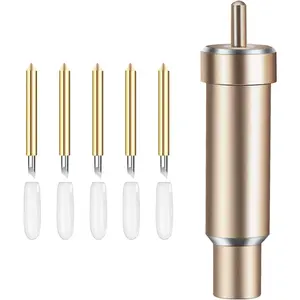5 PCS Premium Fine-Point Blade and Housing Compatible with ExploreAir/Air 2/Air 3/Maker/Maker 3/Expression Cutting Machines for Cardstock, Vinyl, Iron-On More