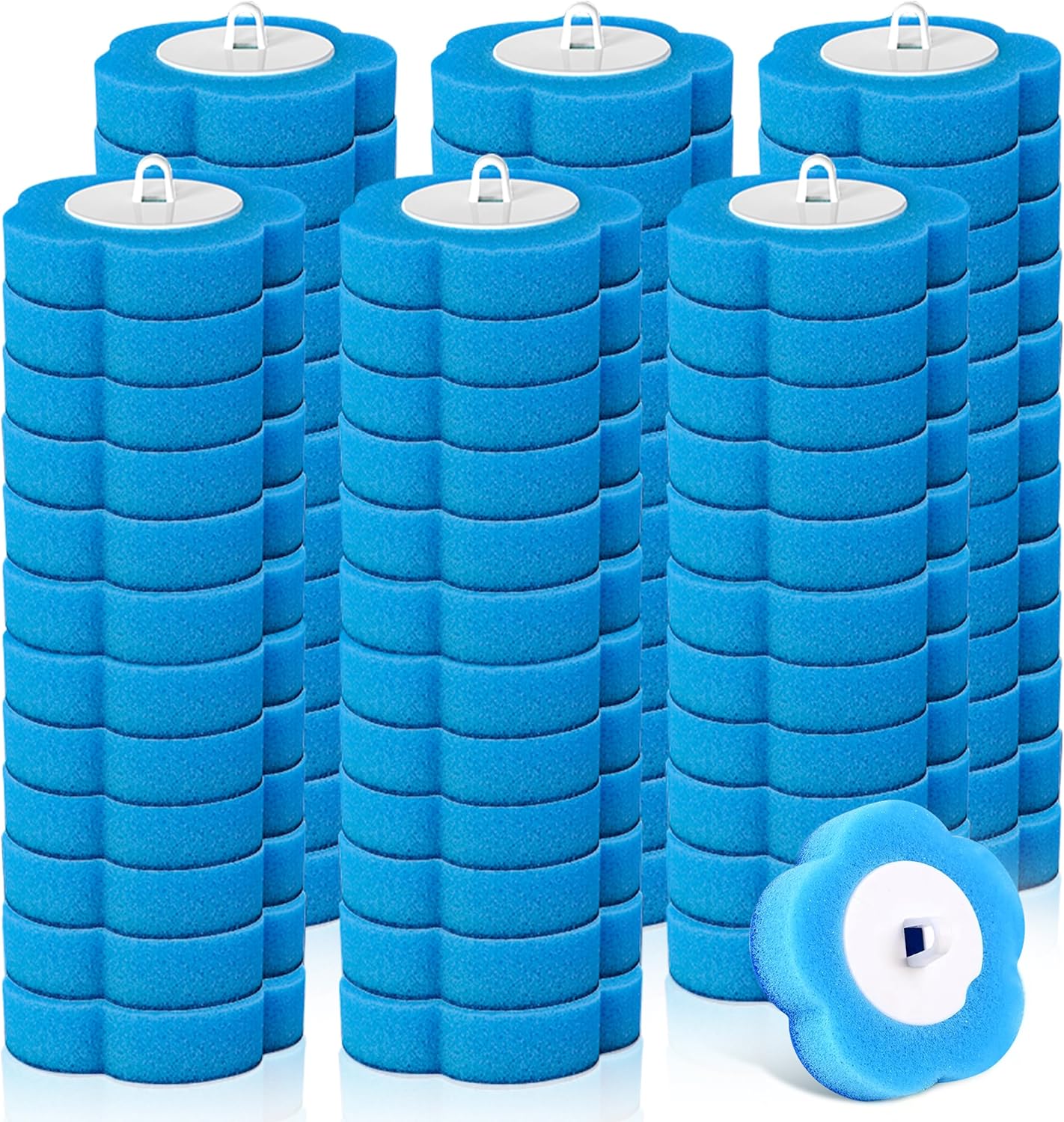 Toilet Bowl Wand Refills - 60 Count Disposable Replacement Brush Heads, Household Bowl Cleaners Refill Pads, Toilet Sponge Brush Scrubbers Cleaning Supplies for Home Washing Bathroom Bathtub Toilet Bowl Wand Refills - 60 Count Disposable Replacement Brush Heads, Household Bowl Cleaners Refill Pads, Toilet Sponge Brush Scrubbers Cleaning Supplies for Home Washing Bathroom Bathtub