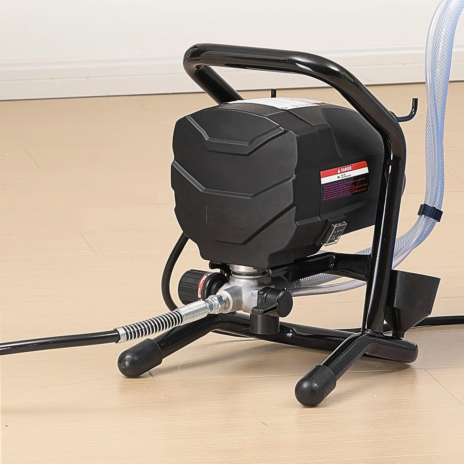 Airless Electric Spray Painting Machine, 650W 3000PSI Spray Gun with Included Hose, Paint Sprayer for House Painting