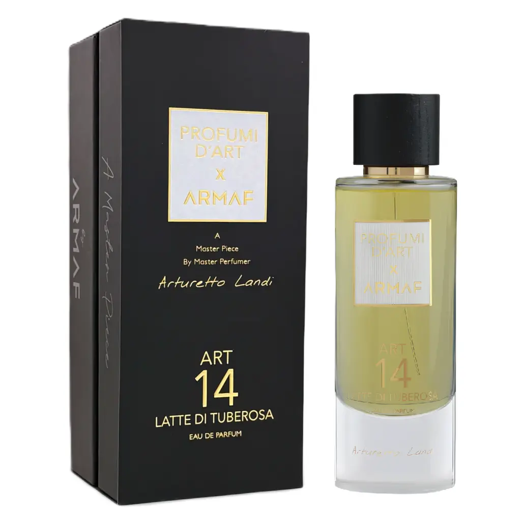 Profumi D'art X Armaf Art 14 Latte Di Tuberosa for Unisex Eau de Parfum Spray, 3.6 Ounce