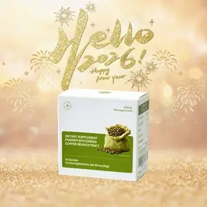 YVIP Green Coffee Bean Extract Powder 500mg per Serving Pure Non-Gluten Filler-Free Gut-Healthy Fiber Sachets for Easy Use