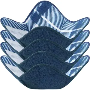 Microwave Bowl Cozy Holders for Hot Food, Set of 4 Multipurpose Heat Proof Hot Pads for Bouillon Cups & Plate Holders