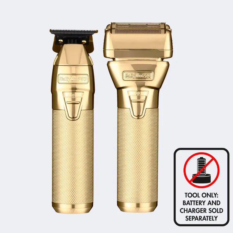 BaBylissPRO FXONE GoldFX Trimmer & Foil Shaver Prepack (Tool Only) FX1FSTGTO