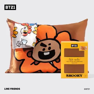 BT21 meets Kitsch Satin Pillowcase - SHOOKY BT21 meets Kitsch Satin Pillowcase - SHOOKY