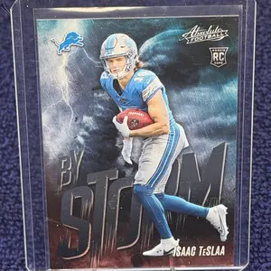 Panini Absolute 2025 Isaac Tesla #5 By Storm RC Detroit Lions Rookie Card Football Trading Card