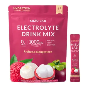 Lychee & Mangosteen Electrolytes | Zero Sugar [15 stick packs]