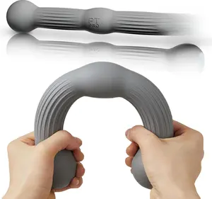 PT Pro Tennis Elbow Trainer For Physical Therapy, Textured Grip, Elbow Pain Relief, Resistance Bar For Tendonitis And Golfer's Elbow, Improve Grip Strength, Pickleball Elbow And Golfer's Elbow, Gray