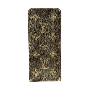 Pre-owned Louis Vuitton Canvas Small Leather Goods Monogram Eyeglass Case