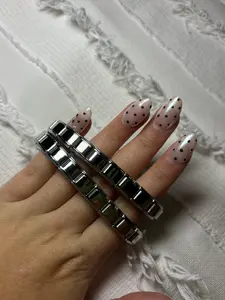 Blank Italian Charm Bracelet- Silver Color