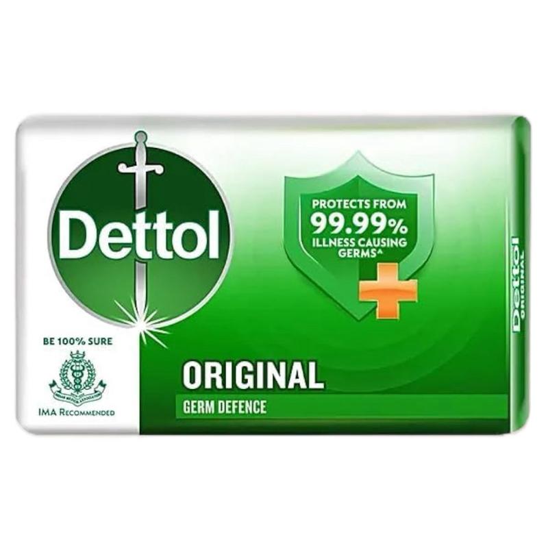 Dettol Original Body Soap Pack of 12 100g - Original Germ Defence, 100% Guaranteed