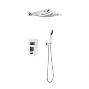 Hdmw 12" Rain Shower Head Systems Wall Mounted Shower