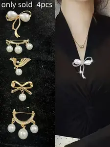 Pants Waist Adjuster for Too Big Jeans, Dress Tightener Clip Brooch, Anti-Exposure Cardigan Fastener Pin, No-Sew Waistband Reducer for Skirts Trousers, Christmas Thanksgiving Mother's Day Gift for Women