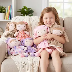 6PCS Gloveleya Plush Doll Set, 12 Inch Soft Baby Toys , Perfect Easter Gift Combination, Adorable Easter Basket Stuffers for Kids and Toddler Girls
