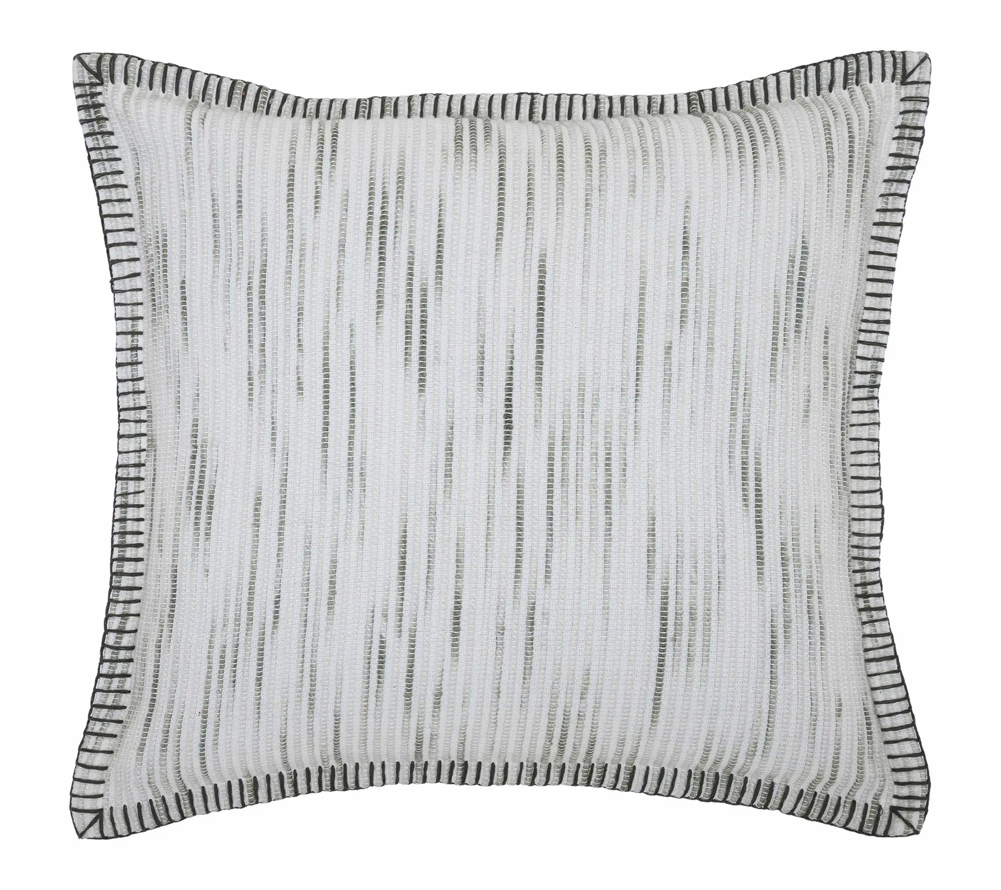 Tahari Home Polly Blanket Stitch Decorative Pillow, 20" x 20"