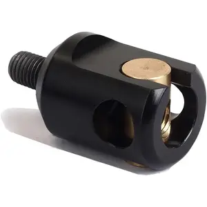 Bow Stabilizer Quick Disconnect Double Joint Archery Shock Absorber Connector Adjustable Bow Rod Stabilizer