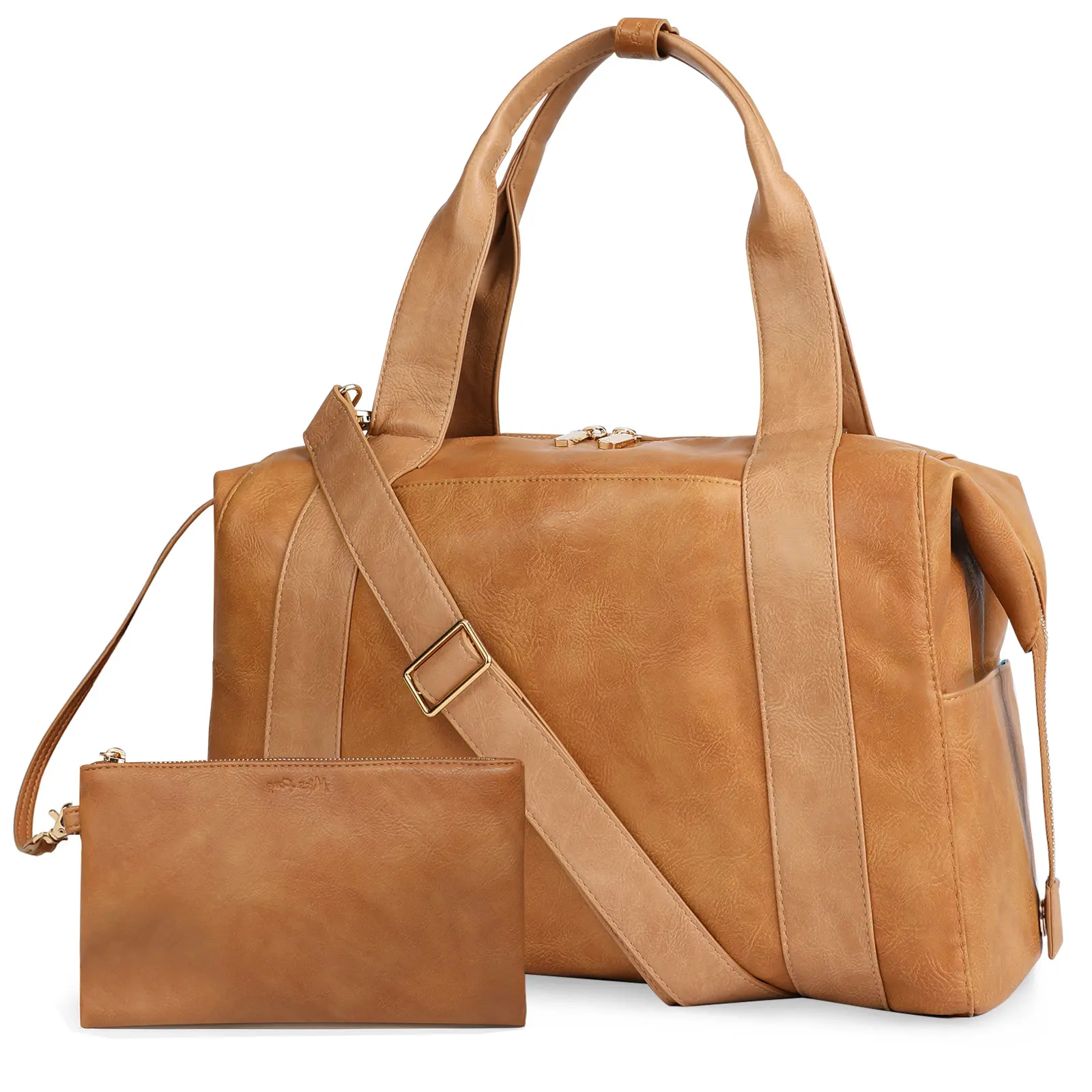 Miss Fong Hospital Bag for Mom, Tote Bag for Woman, Large Capacity Carry-On Travel Bag Carry Luggage Shoulder Bag and Crossbody Bag, with a Wallet Purse, for Pregnancy Delivery Baby Shower Gift Holiday Family Trip
