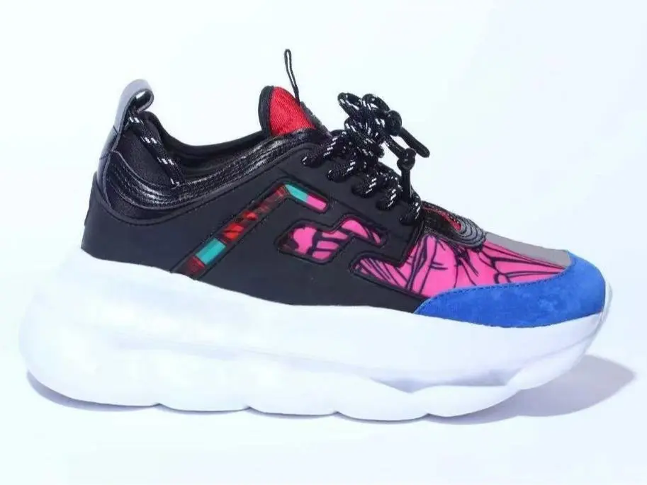 Luxury soft white wave sole suede trainers size 36-46 Men's and Women's Athletic comfortable Shoes Designer Rubber sole casual chunky shoes