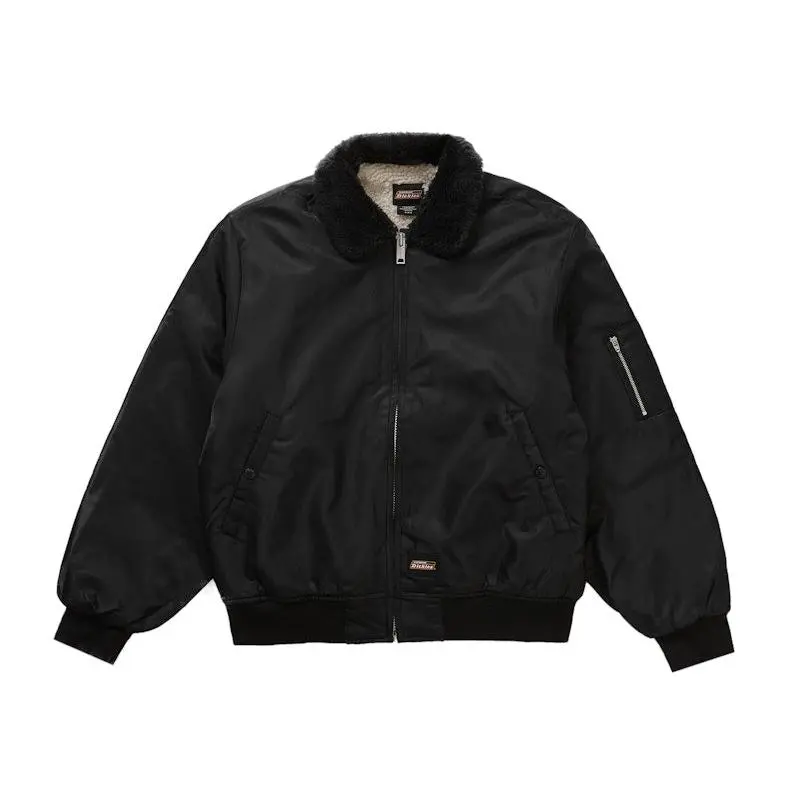 Supreme Men's Dickies Fur Collar Bomber Jacket Black, from StockX