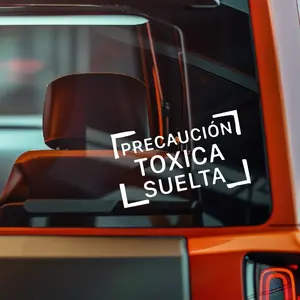 Precaucion Toxica Suelta 5 inch Mexkogifts Vinyl Decals – UV Resistant & Waterproof for Cars, Laptops and More