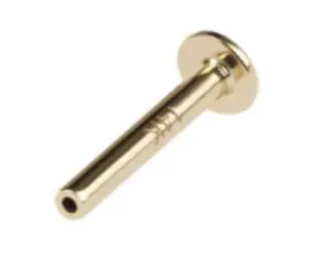 16G 14k Solid Gold Threadless Post