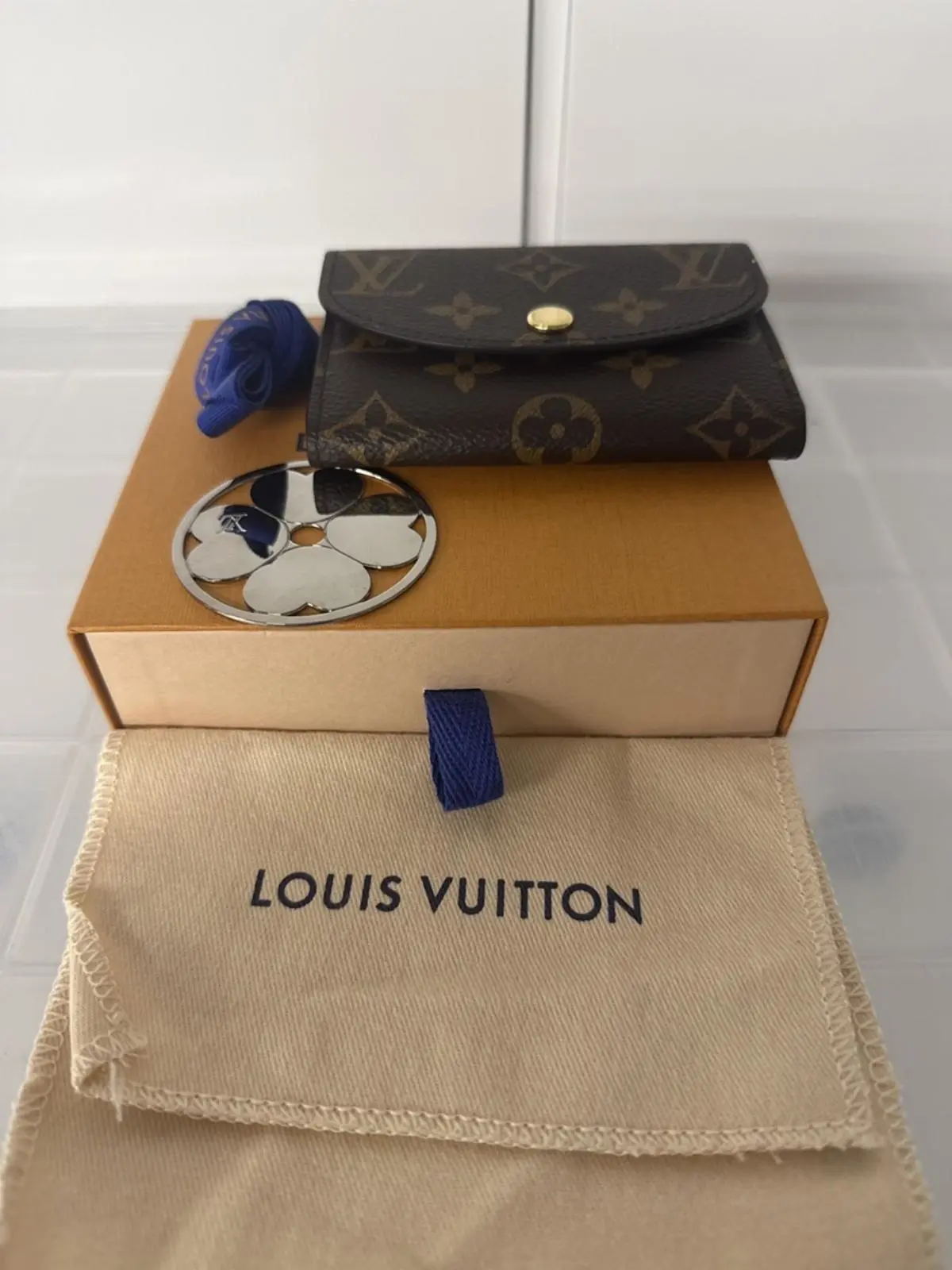 Pre-owned Louis Vuitton As Shown Mini Bags LV Rosalie Coin Purse in Monogram Canvas6256839