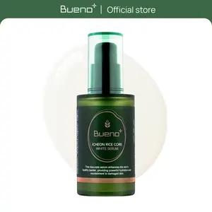 Bueno Icheon Rice Core Serum 1.59 fl.oz (50ml) | Facial Serum with Icheon Rice Amino Acids for Soothing & Hydration | 100% Vegan Formula, Korean Skin Care