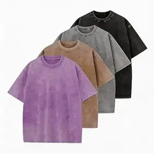 1/4-Pack Hip Hop t shirt Men fashion Cotton Harajuku Multicolors Oversized Washed T-shirt women Unisex Summer Retro Short Sleeve Tee top  Men's and women's T-shirts: Unisex cotton T-shirts: Unique gift T-shirts