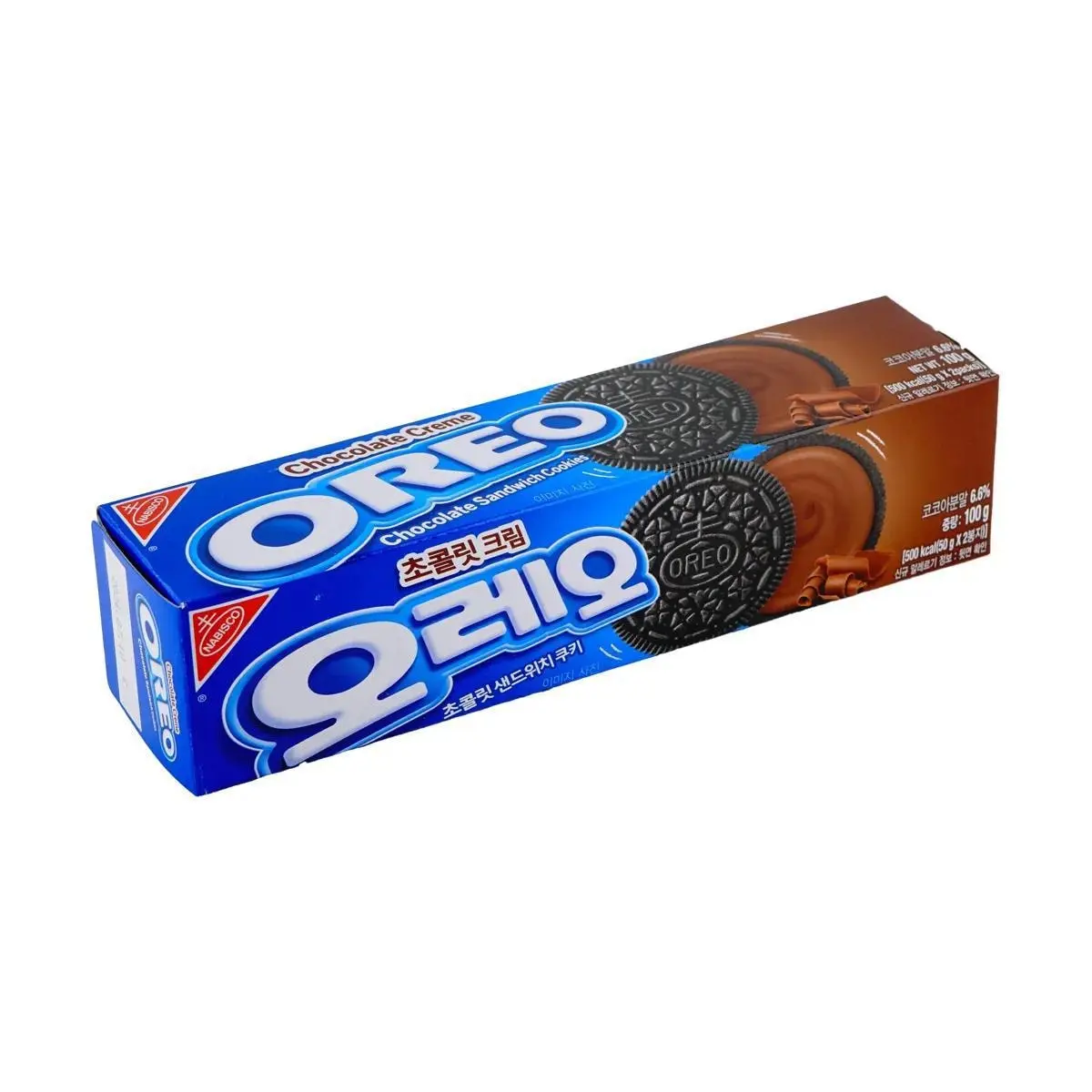 Oreo Korea Cream Sandwich Cookies - Chocolate Flavor 100g | Korean Snack, Afternoon Tea Treat, Original Chocolate Biscuit