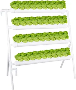 Hydroponics Growing System Kit 36 Plant Sites Food-Grade PVC-U Pipes Hydroponic Grow Kit Gardening System