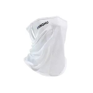 Spring Summer Dustproof Sunscreen Face Mask, Breathable Cooling Over-Ear Mask, Solid Color Ice Feeling Mask for Daily Outdoors, Breathable Face Cover, Anti Dust Mask