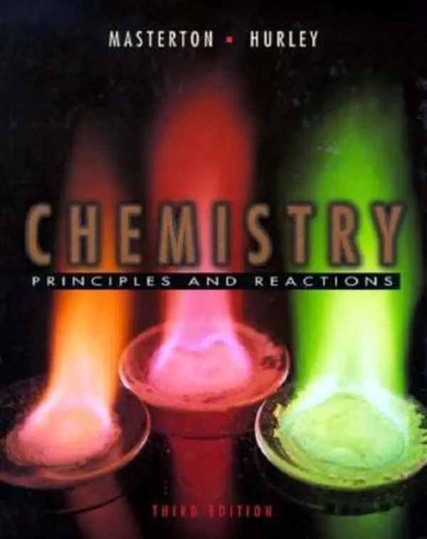USED Book - Chemistry: Principles and Reactions, Third Edition by William L. Masterton (Paperback) - english