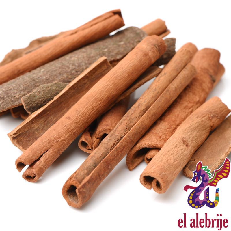 El Alebrije - Authentic Mexican Cinnamon Sticks 4 Oz (114 Gr) - Canela Entera Oaxaqueña Calidad Premium - Premium Quality | Imported from Mexico