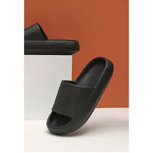 LUYOO Pillow Slippers Slide EVA Slippers For Man And Woman, Non-Slip Cloud Slippers House Bedroom Shoes Shower Sandals Indoor And Outdoor Walking Shoes Footwear Platform Girl Comfort Flipflop Flatform solid color non-slip slipper thick sole